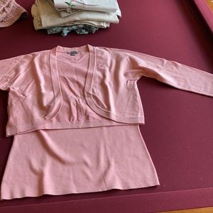 Ann Taylor knitted two piece top